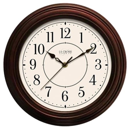 La Crosse Technology 404-2630W 12 in. Faux Wood Wall Clock LA577144